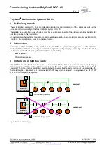 Предварительный просмотр 3 страницы MSR PolyGard DGC-05 Manuallines For Wiring And Commissioning Of The Hardware