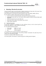 Preview for 9 page of MSR PolyGard DGC-05 Manuallines For Wiring And Commissioning Of The Hardware