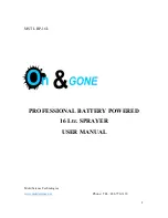 MST On & Gone MSTI- BP-16L User Manual preview