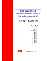 Preview for 1 page of MSTRONIC DIN-SW5G44x4 User Manual