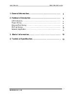 Preview for 2 page of MSTRONIC MSE PSE-SW3G User Manual