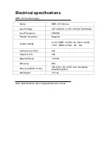 Preview for 4 page of MSTRONIC MSR-1231 User Manual