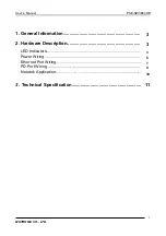 Preview for 2 page of MSTRONIC PSE-SW3B44DB User Manual