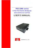 MSTRONIC PSE-SW8 series User Manual preview