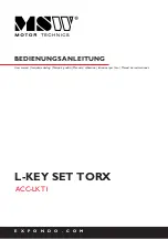 Preview for 1 page of MSW Motor Technics ACC-LKT1 User Manual