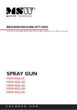 MSW Motor Technics MSW-ASG-01 User Manual preview