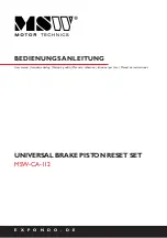 MSW Motor Technics MSW-CA-112 User Manual preview