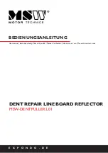 Preview for 1 page of MSW Motor Technics MSW-DENTPULLER.L01 User Manual