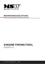 Preview for 1 page of MSW Motor Technics MSW-ETT-16 User Manual