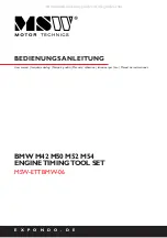 Preview for 1 page of MSW Motor Technics MSW-ETTBMW-06 User Manual