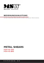 Preview for 1 page of MSW Motor Technics MSW-HS-1500 MSW-HS-2000 User Manual