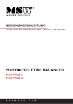 MSW Motor Technics MSW-MWB-11 User Manual preview