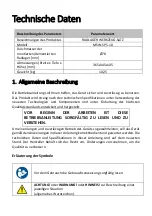 Preview for 3 page of MSW Motor Technics MSW-SPS-18 User Manual