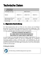 Preview for 3 page of MSW Motor Technics MSW-TC-L User Manual