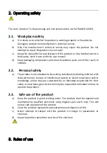 Preview for 9 page of MSW Motor Technics MSW-TC-L User Manual