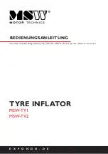 MSW Motor Technics MSW-TY-1 User Manual preview