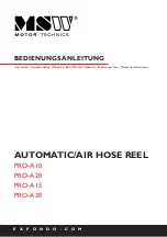 MSW Motor Technics PRO-A 10 User Manual preview