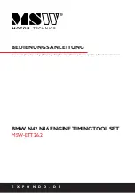 MSW BMW N42 User Manual предпросмотр