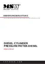 MSW MSW-CTD-01 User Manual предпросмотр