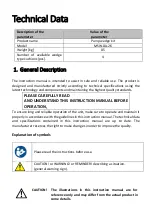 Preview for 8 page of MSW MSW-DA-26 User Manual