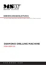 Preview for 1 page of MSW MSW-DDM150 User Manual