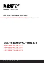 MSW MSW-DENTPULLER.SET13 User Manual preview