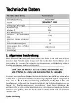 Preview for 3 page of MSW MSW-M-BP-2000 User Manual