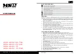 Preview for 8 page of MSW MSW-MHB-135 User Manual