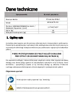 Preview for 11 page of MSW MSW-MTR-250 User Manual