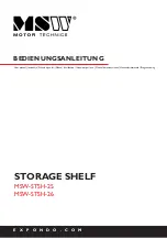 MSW MSW-STSH-25 User Manual preview