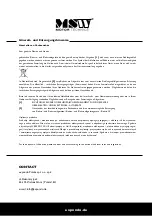 Preview for 13 page of MSW MSW-UR-10 User Manual