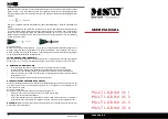 Предварительный просмотр 4 страницы MSW MULTI-GRIN135.1 User Manual