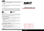 Предварительный просмотр 14 страницы MSW MULTI-GRIN135.1 User Manual