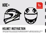 MT Helmets KRE+ Instructions Manual preview