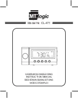 Preview for 1 page of MT Logic CL-471 Instruction Manual