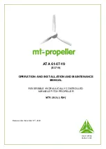 MT-Propeller MTV-28-2 Series Operation- And Installation And Maintenance Manual preview