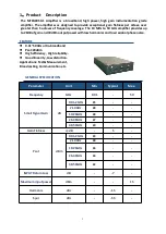 Предварительный просмотр 2 страницы MT MTPA0050-1 Operation Manual