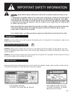 Предварительный просмотр 3 страницы MTA 401628MTA Operator'S Manual