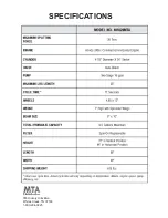 Предварительный просмотр 19 страницы MTA 401628MTA Operator'S Manual