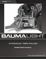 Предварительный просмотр 1 страницы MTB Baumalight HYDRAULIC TREE PULLER Operator'S Manual