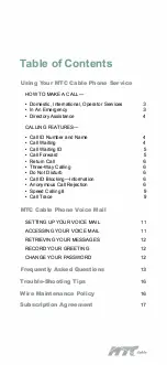 Предварительный просмотр 3 страницы MTC Cablephone User Manual