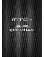 MTC MTC-5000 Quick Start Manual preview