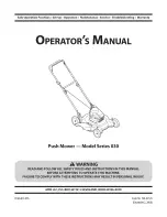 MTD 030 Series Operator'S Manual предпросмотр