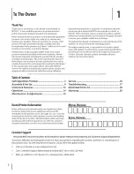 Предварительный просмотр 2 страницы MTD 030 Series Operator'S Manual