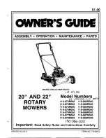 Предварительный просмотр 1 страницы MTD 072R Owner'S Manual