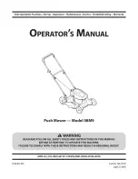 Preview for 1 page of MTD 08M9 Operator'S Manual