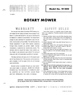 MTD 111-200 Owner'S Manual предпросмотр