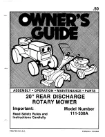 MTD 111-330A Owner'S Manual preview