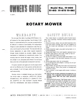 MTD 111-800 Owner'S Manual предпросмотр