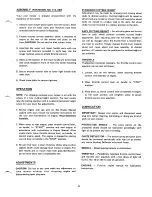 Предварительный просмотр 5 страницы MTD 113-060 Operating/Service Instructions Manual